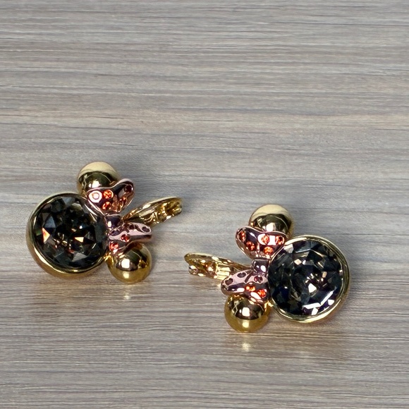 Kate Spade Minnie Mouse Crystal Lever-back Earrings - Picture 1 of 3